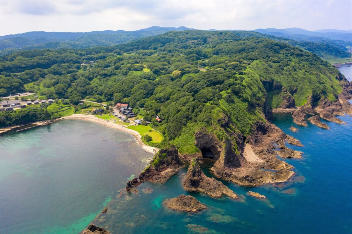 奧能登地區的美麗山海景觀