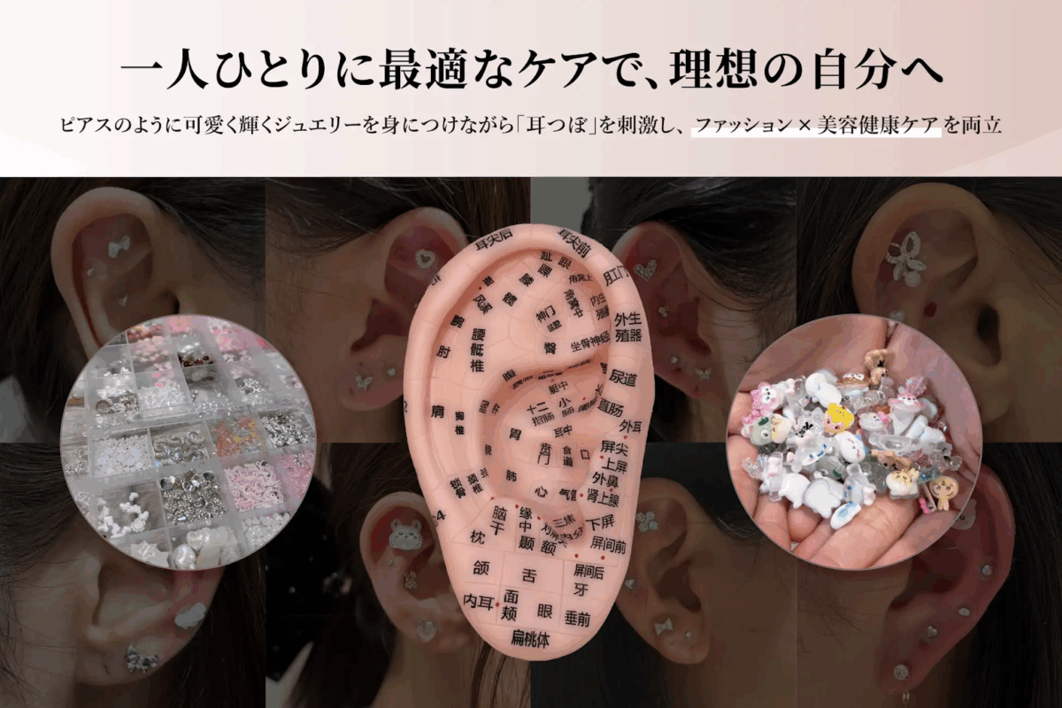 bebe表參道耳穴示意圖