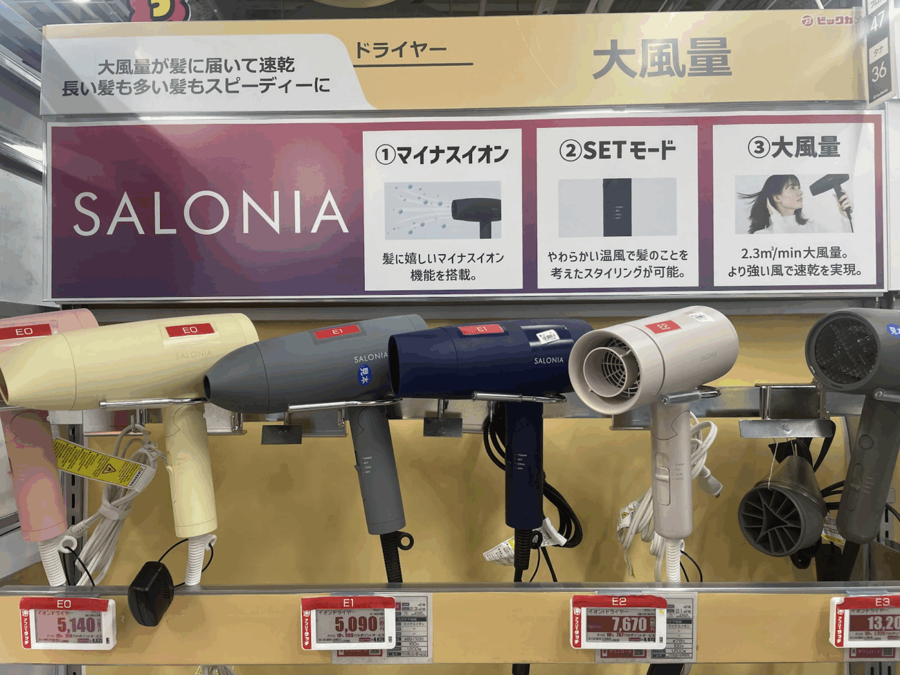 Bic Camera 必買 SALONIA吹風機
