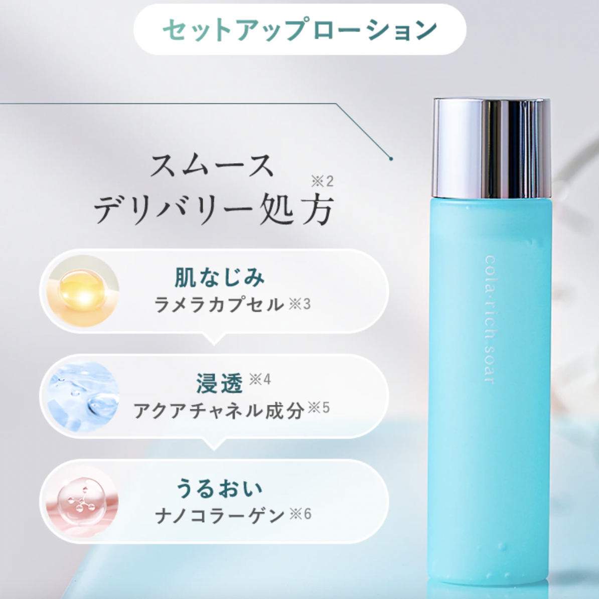 cola・rich soar 導入化妝水處方