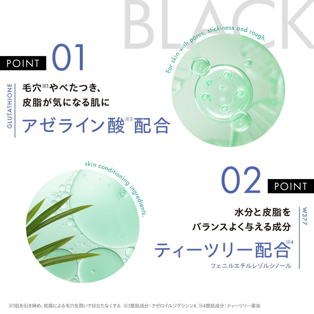 BASE 日常保養面膜 BLACK 有效成分