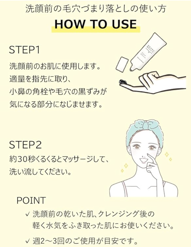 KEANA BEAUTE 毛孔淨化凝膠 使用方式
