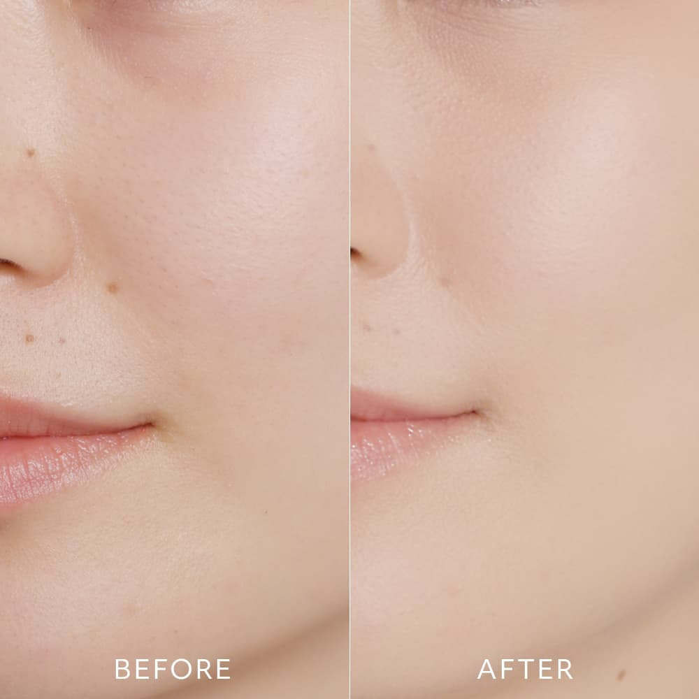 Naturaglacé Skin Care Shield Pressed Powder 前後對比