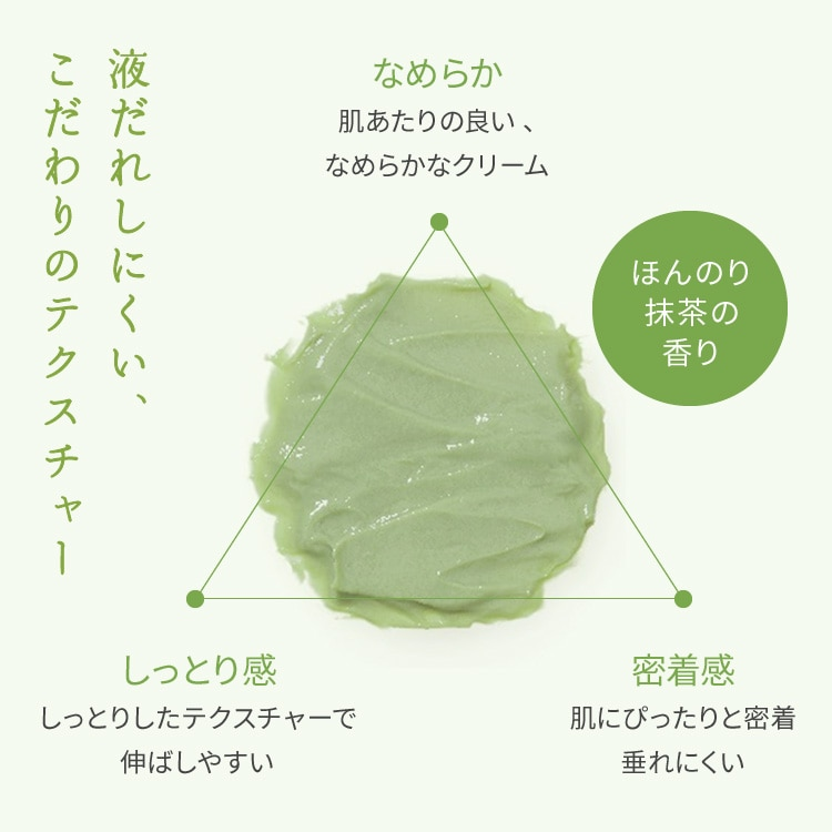 Wafood made 宇治抹茶塗抹式面膜 質地