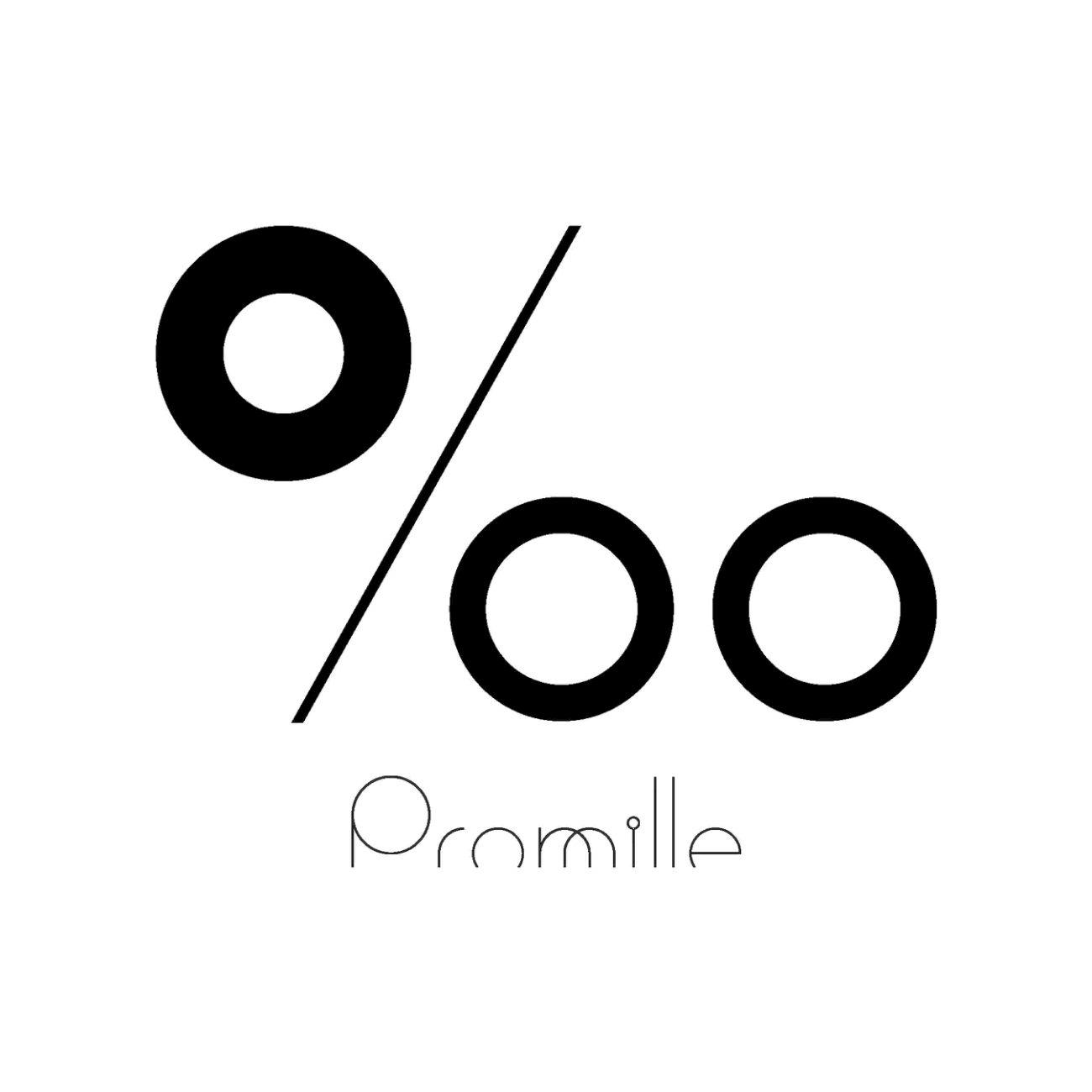 日本護髮&造型品牌「Promille」品牌LOGO