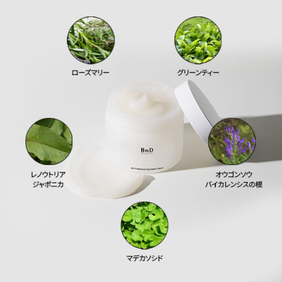 肌膚保養品牌BnD BUTT PREMIUM TREATMENT CREAM 成分說明