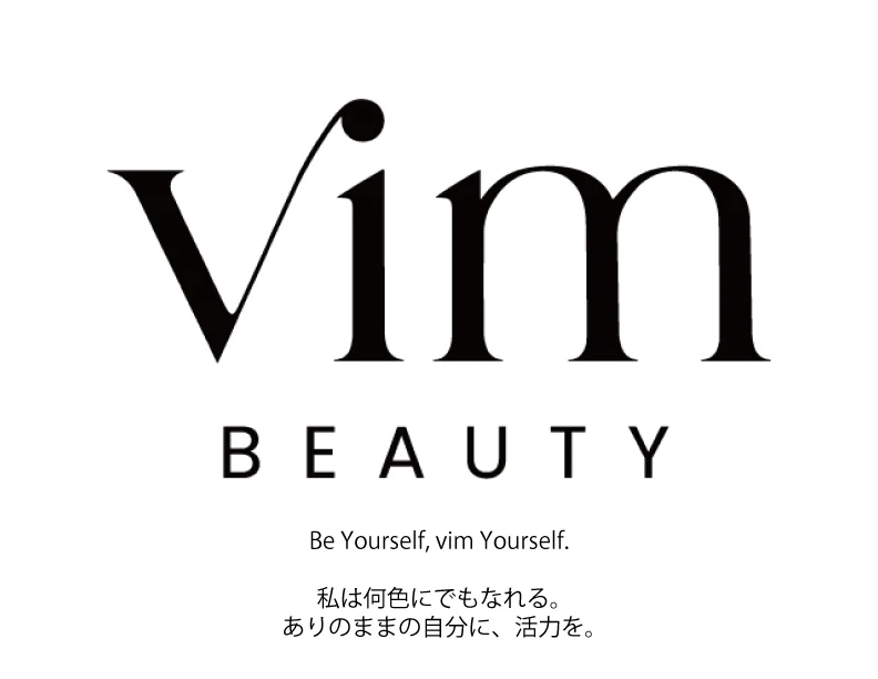 美妝品牌「vim BEAUTY」logo