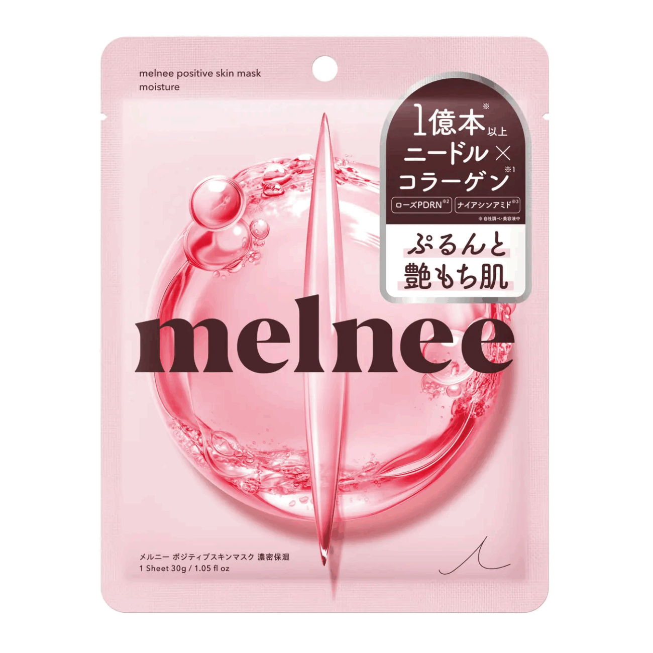 日本微針保養品牌 melnee 面膜 positive skin mask moisture
