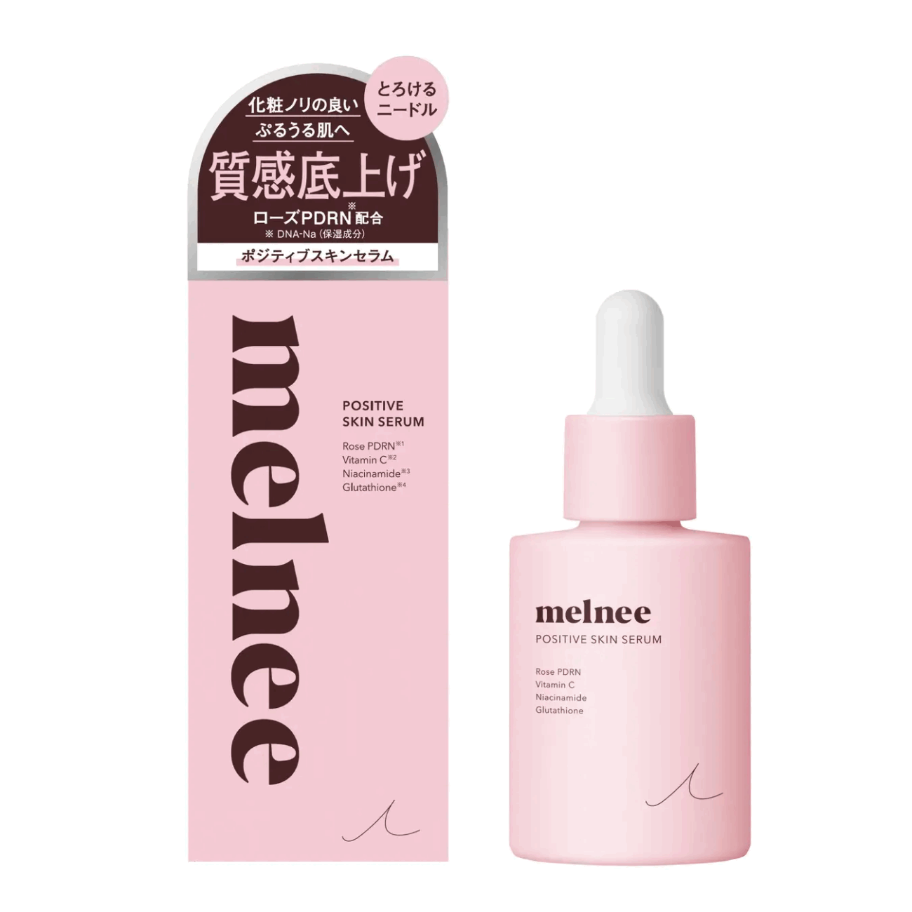 日本微針保養品牌 melnee 精華液 POSITIVE SKIN SERUM