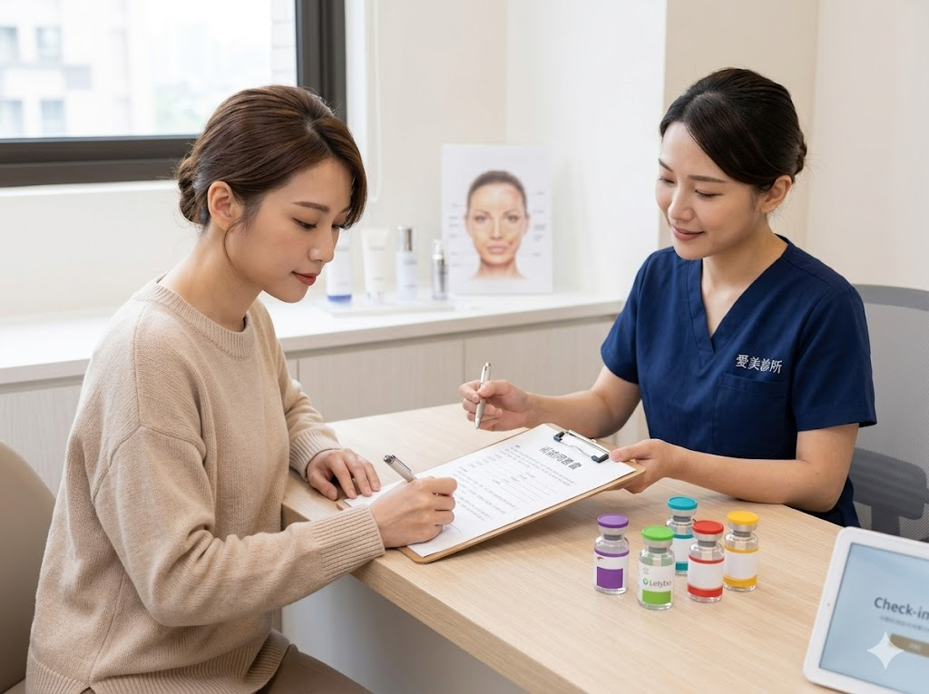 在日本施作醫美前需簽署同意書