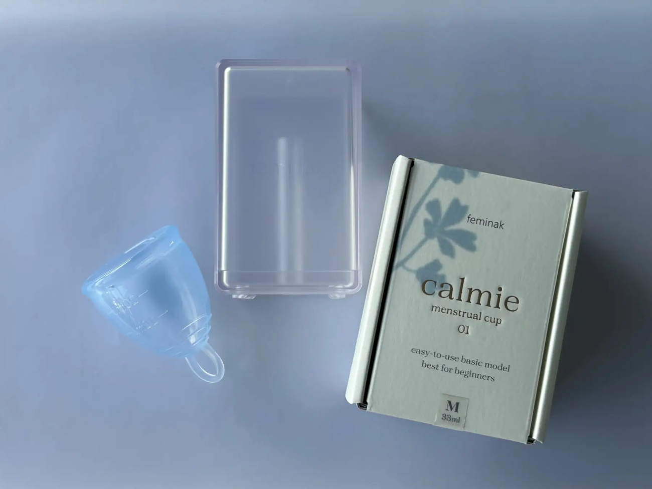 日本 feminak 月經杯包裝與收納盒