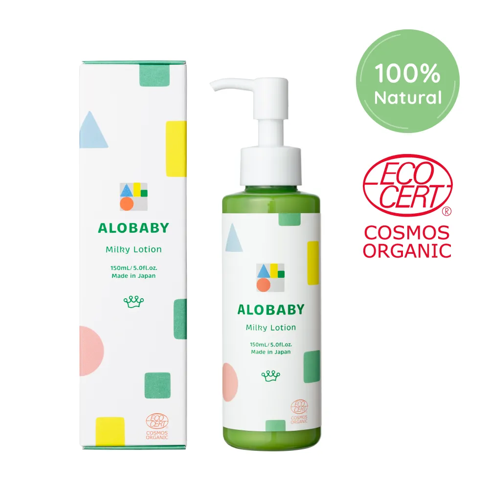 日本嬰幼品牌ALOBABY 寶寶牛奶潤膚乳液